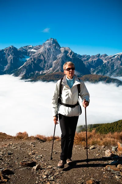 Wandern im Dolomit — Stockfoto