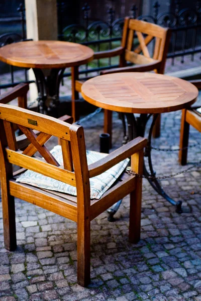 Straßencafé — Stockfoto