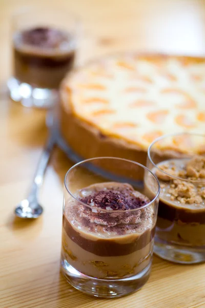 Pudding-Dessert — Stockfoto