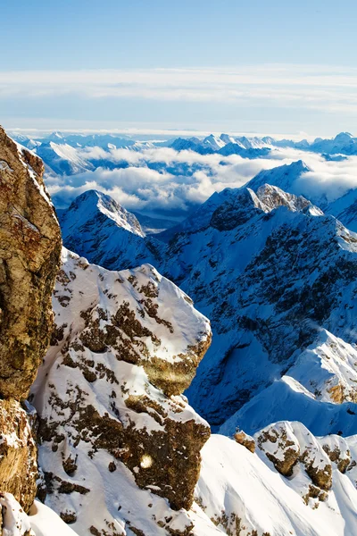 Альпи взимку. — стокове фото