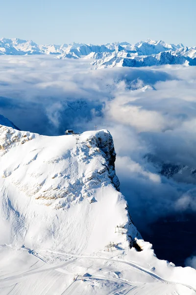 Alperna på vintern — Stockfoto