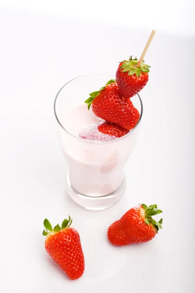 Lait de fraise — Photo