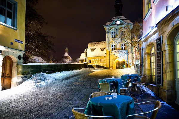 Bamberg à noite — Fotografia de Stock