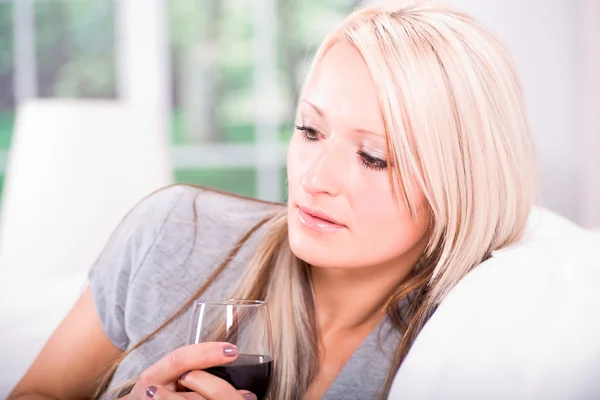 Wein trinken — Stockfoto