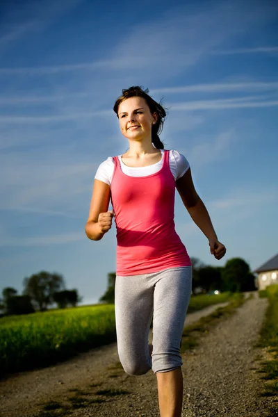 Jogging woman Royalty Free Stock Images