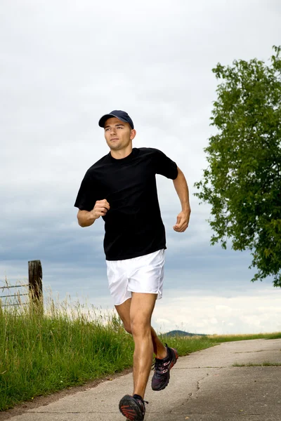 Jogging man — Stockfoto