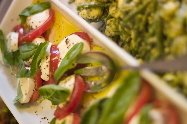 stock image Tomato basil mozzarella