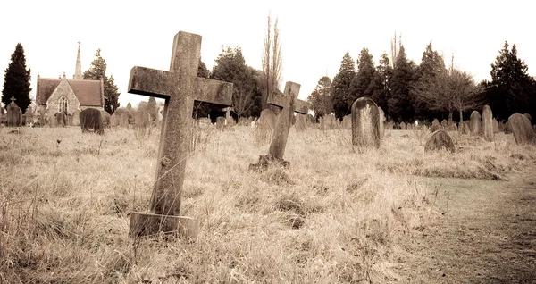 Kyrkogård — Stockfoto
