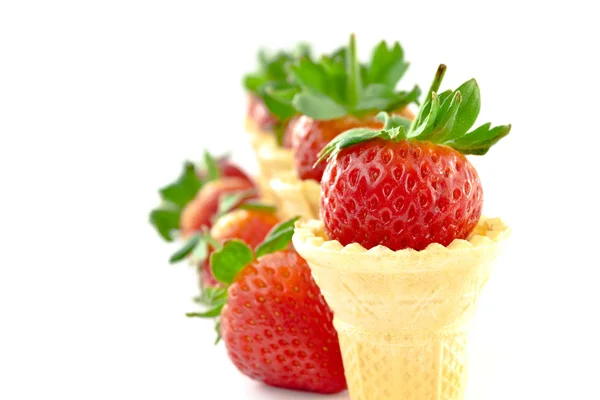Strawberry ice cream concept — Stock Photo, Image
