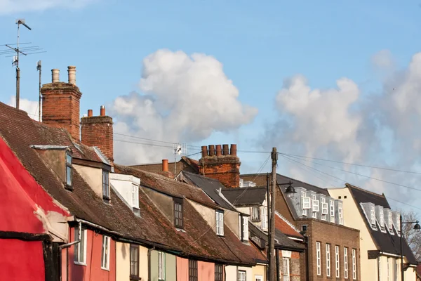 Suffolk rooftops — Stock Photo, Image