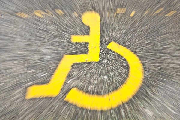 Señal para discapacitados —  Fotos de Stock