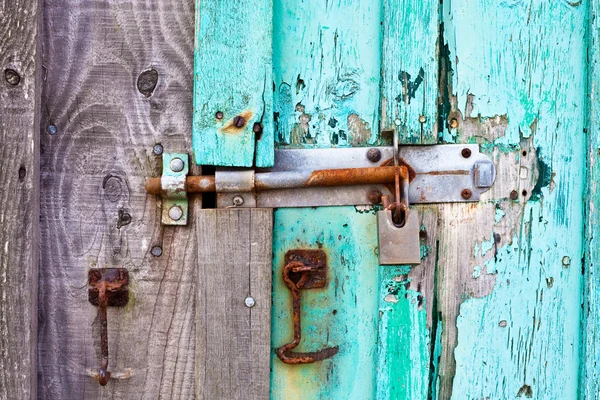 Bolted door — Stock Photo, Image