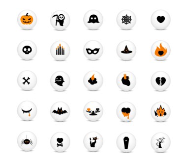 Halloween vector Icons set clipart