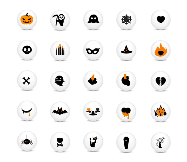 stock vector Halloween vector Icons set