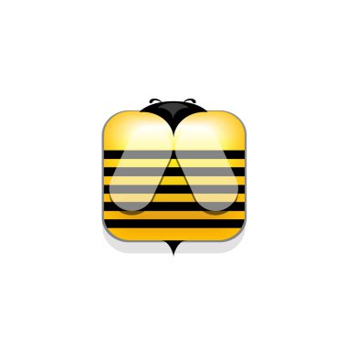 Bee icon clipart