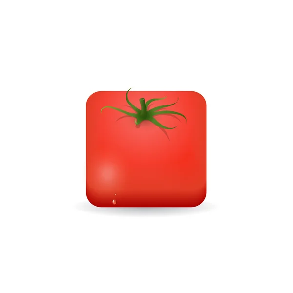 Ícone de tomate — Vetor de Stock