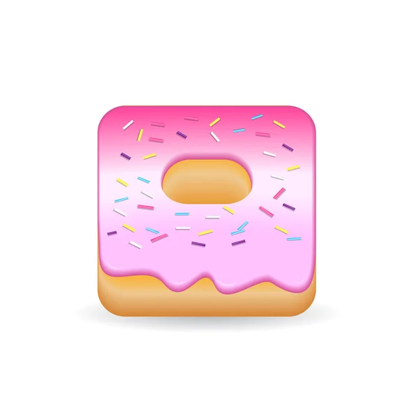 도넛 아이콘 — 스톡 벡터