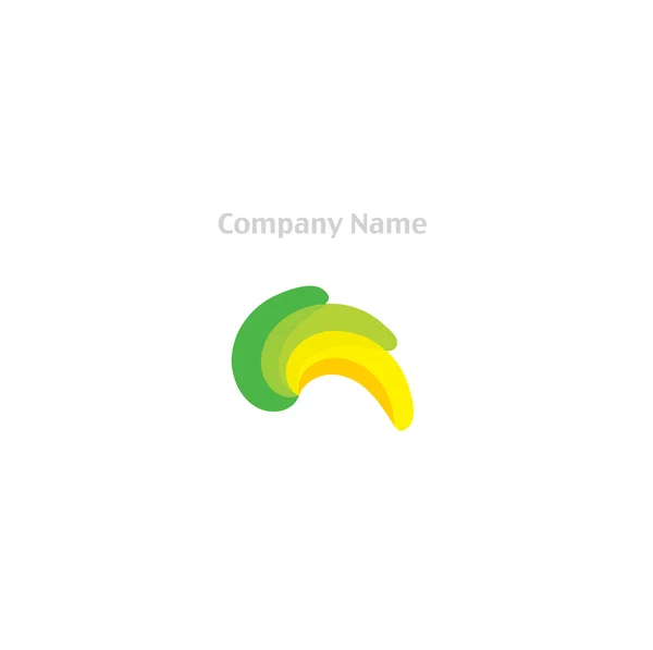Logo banán — Stock Vector