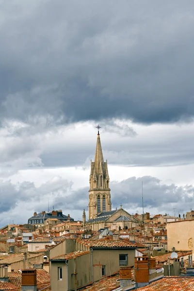 Montpellier çatılar — Stok fotoğraf