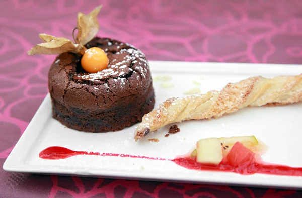 미니 초콜릿 케이크 — 스톡 사진