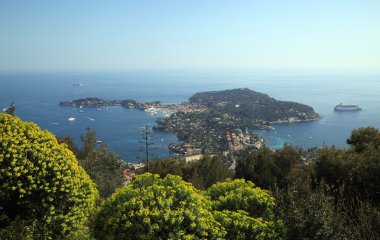 Saint Jean Cap Ferrat görünümünü (Fransız Rivierası'nda)