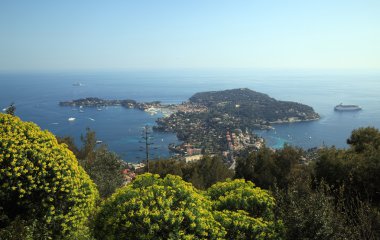 View of Saint Jean Cap Ferrat (on French Riviera) clipart