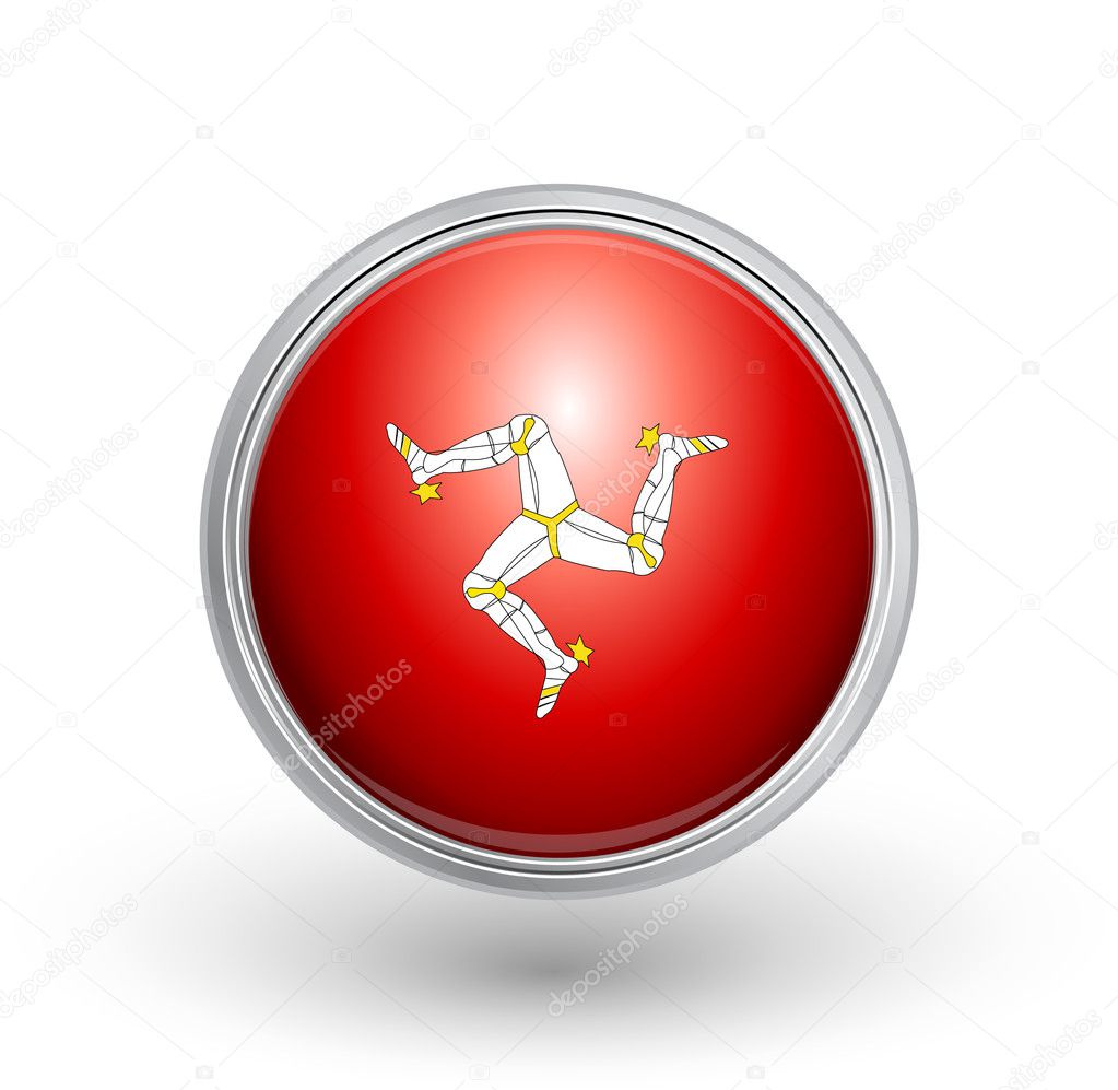 Isle of Man flag — Stock Vector © emirmd #6308232