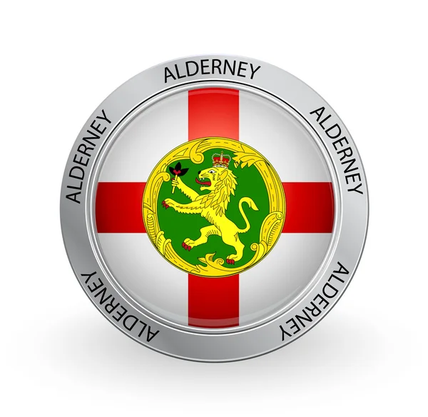 Alderney Flag Stock Vector Emirmd