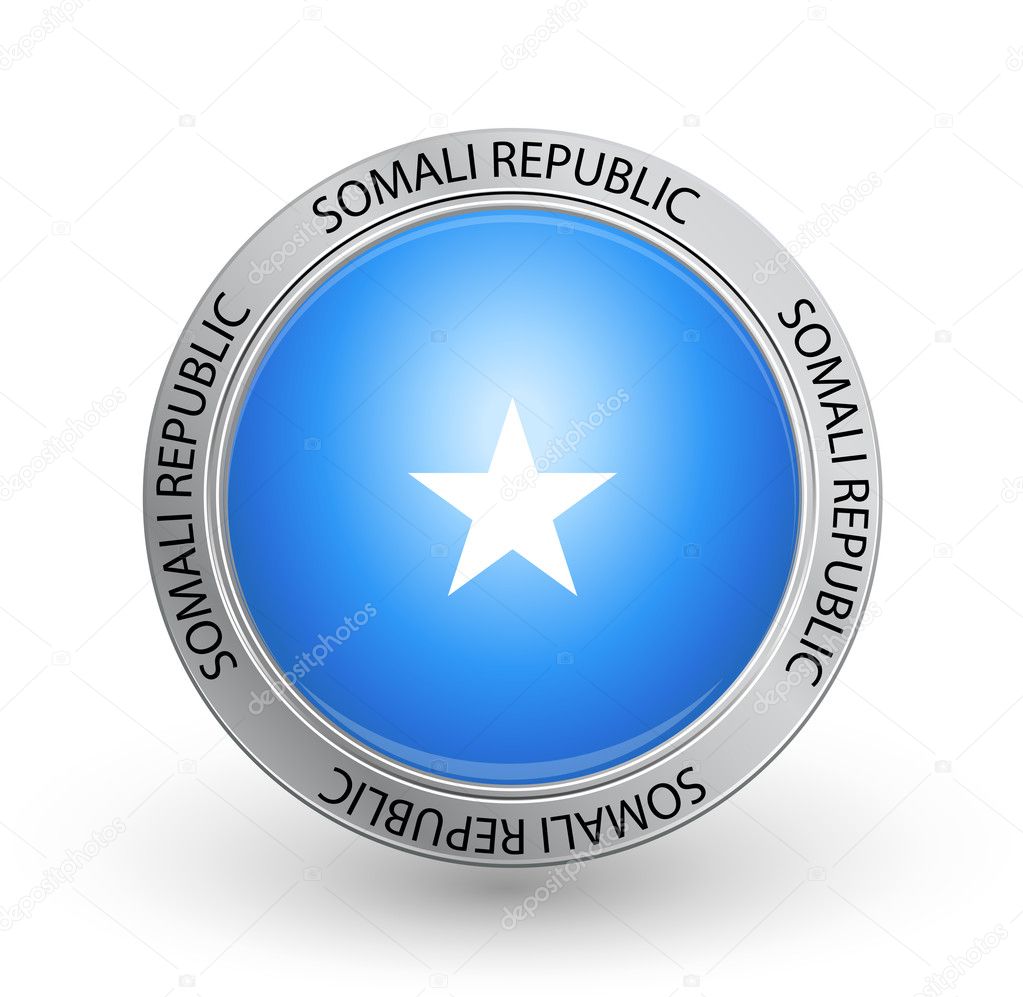 Badge - Flag of Somali Republic — Stock Vector © emirmd #6613534