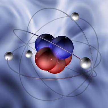 Atom molecule 1 clipart