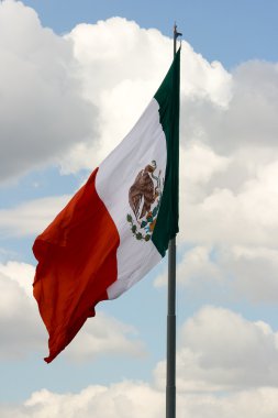 Mexican flag 4 clipart