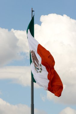 Mexican flag 5 clipart