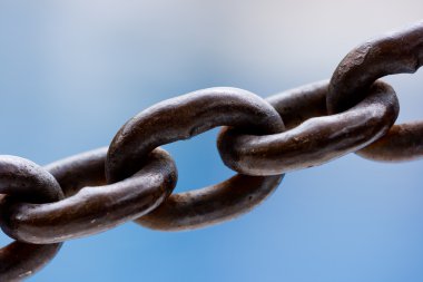 Chain link close up clipart