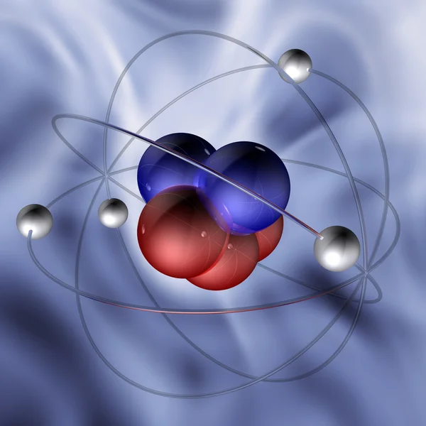 Атомная молекула 1 — стоковое фото