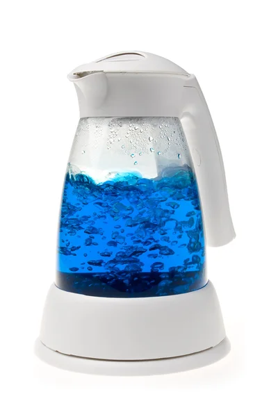 Água azul fervente — Fotografia de Stock