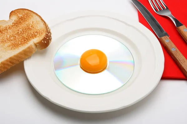 CD Breakfast 1 — Stock Photo, Image