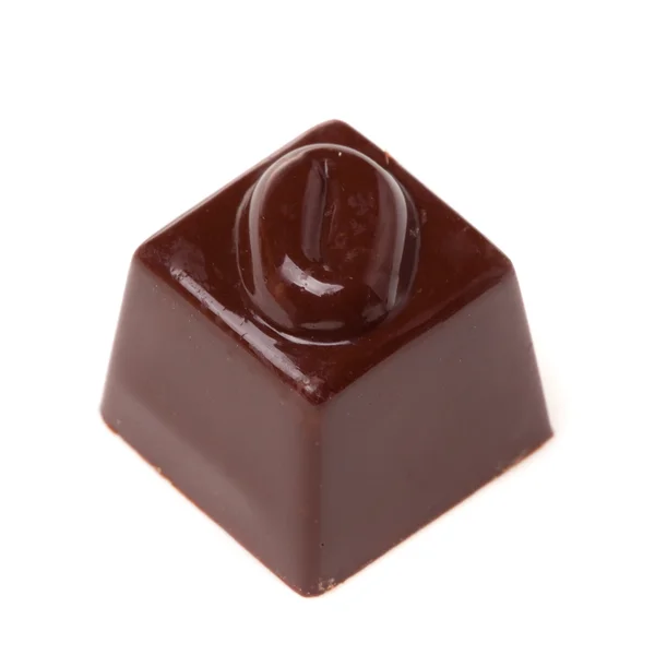 Chocolate in white — Stock Photo, Image