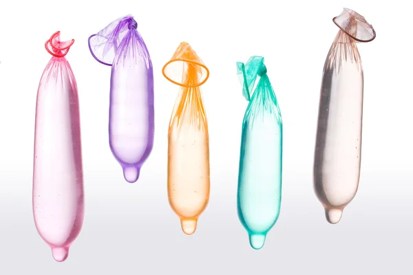 Preservativos con agua —  Fotos de Stock