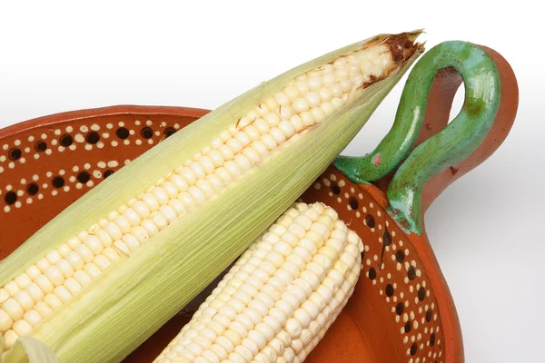Corns on the cobs in crock 2 — Stock Photo, Image