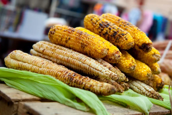 Corns in a Mexican Market — Stock Photo, Image