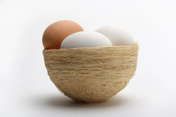 5 yumurta yuva — Stok fotoğraf