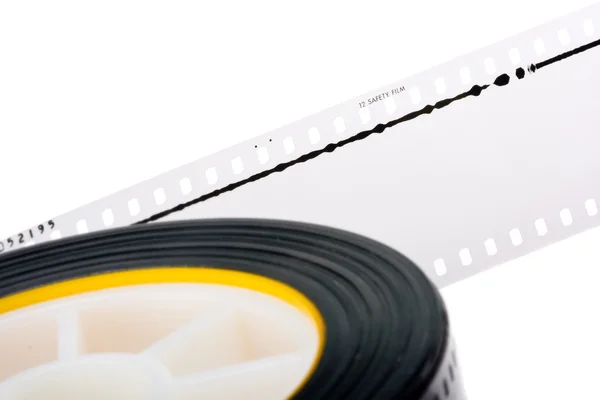 Carretel de 35 mm com faixa de áudio — Fotografia de Stock