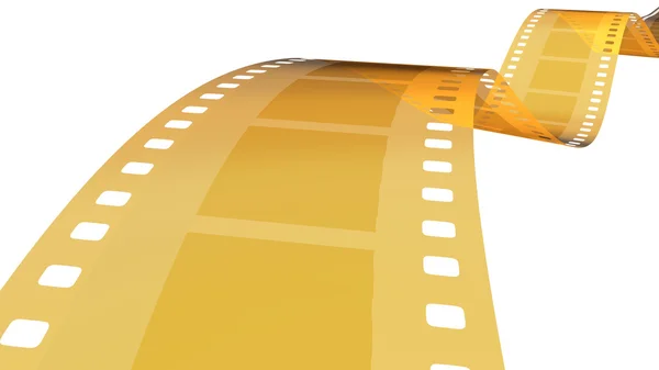 35 milímetros filme de ouro em branco 1 — Fotografia de Stock