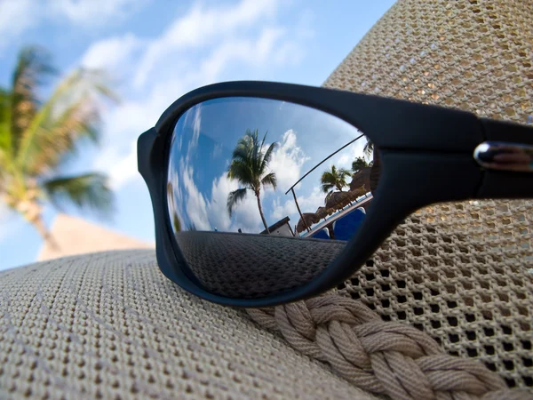 Caribbean glasses — Stock Photo, Image