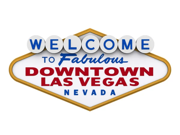 Las Vegas Downtown Firma 1 — Foto Stock