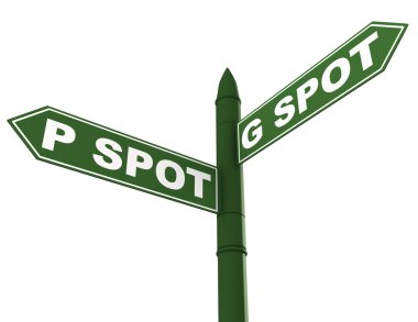 G spot and P spot sign clipart