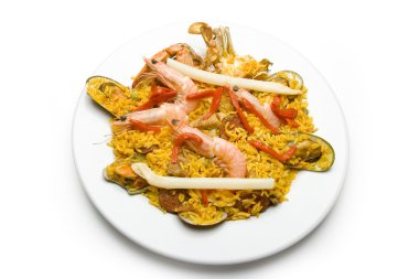 Spanish paella clipart