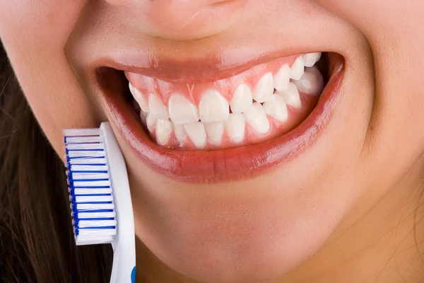 Montura y cepillo de dientes 4 — Foto de Stock