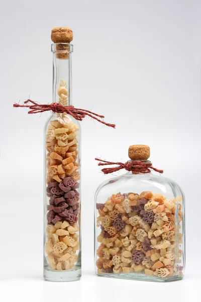 Italian pasta and bottles 2 — Stock Photo, Image