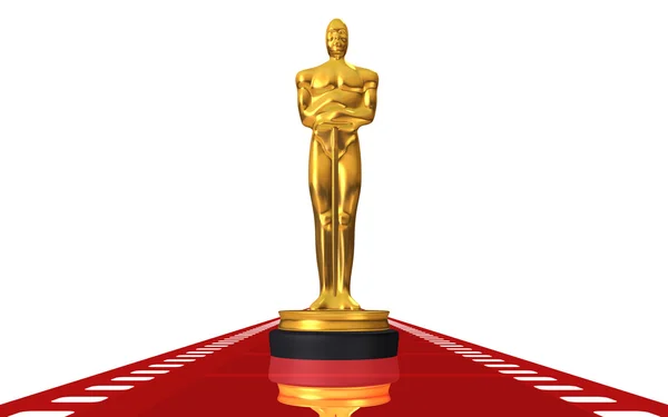 Award on red carpet — Stock Photo, Image